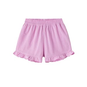 Short Lila Volantes
