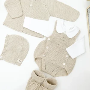 Conjunto peto beige (3 prendas)
