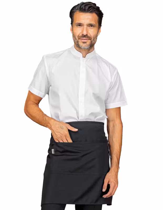 Delantal Cintura Leonida Unisex Negro