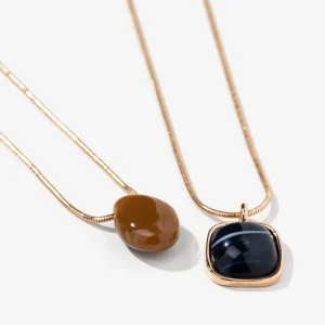 Collar Doble Dorado 3792