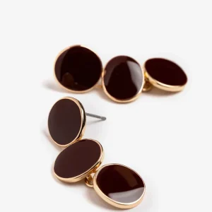 Pendientes Marrón 10023