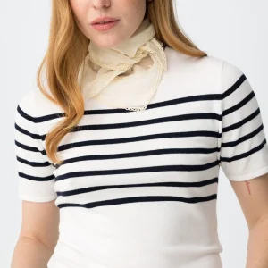 Camiseta Claudie Blanca Rayas