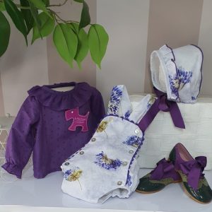 Ranita, camisa y capota Lavanda