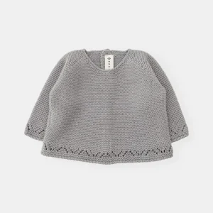 Jersey Gris manga larga