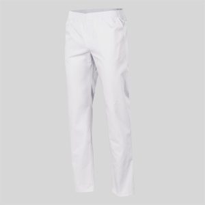 PANTALON SANITARIO SARGA BLANCA BOLS. GOMA ENTERA «REDLINE»