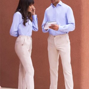 Pantalón unisex tipo chino con goma en cintura
