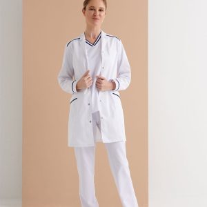 Bata Tejido Combinado Slim Fit