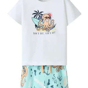 Conjunto Pulpo Blanco Mini