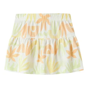 Falda Hojas Blanca Mini