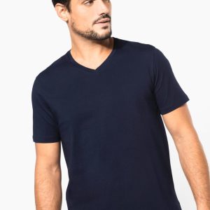 Camiseta Supima® cuello de pico manga corta hombre