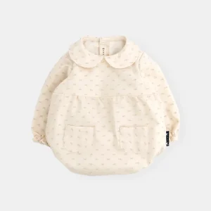 Pelele Plumeti Beige