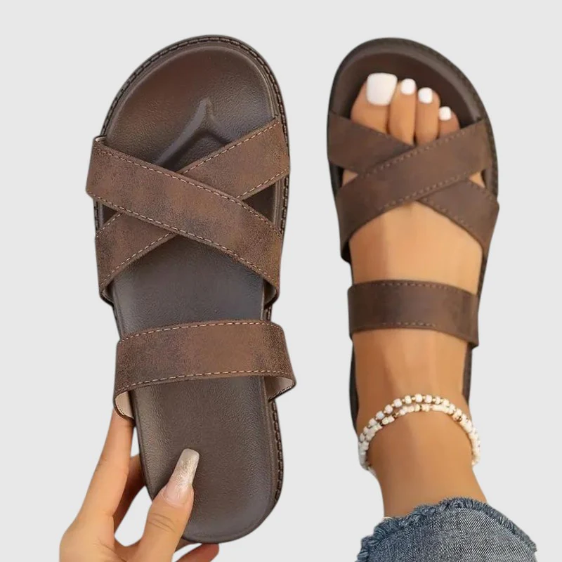 Sandalias elegantes de plataforma con diseño minimalista - Imagen 4