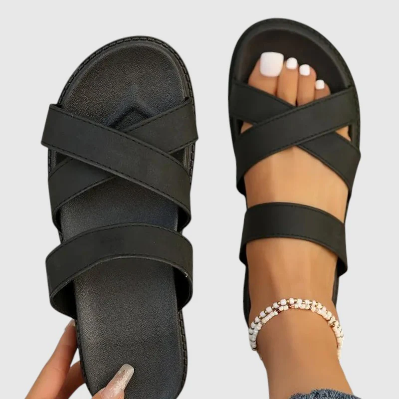 Sandalias elegantes de plataforma con diseño minimalista - Imagen 2