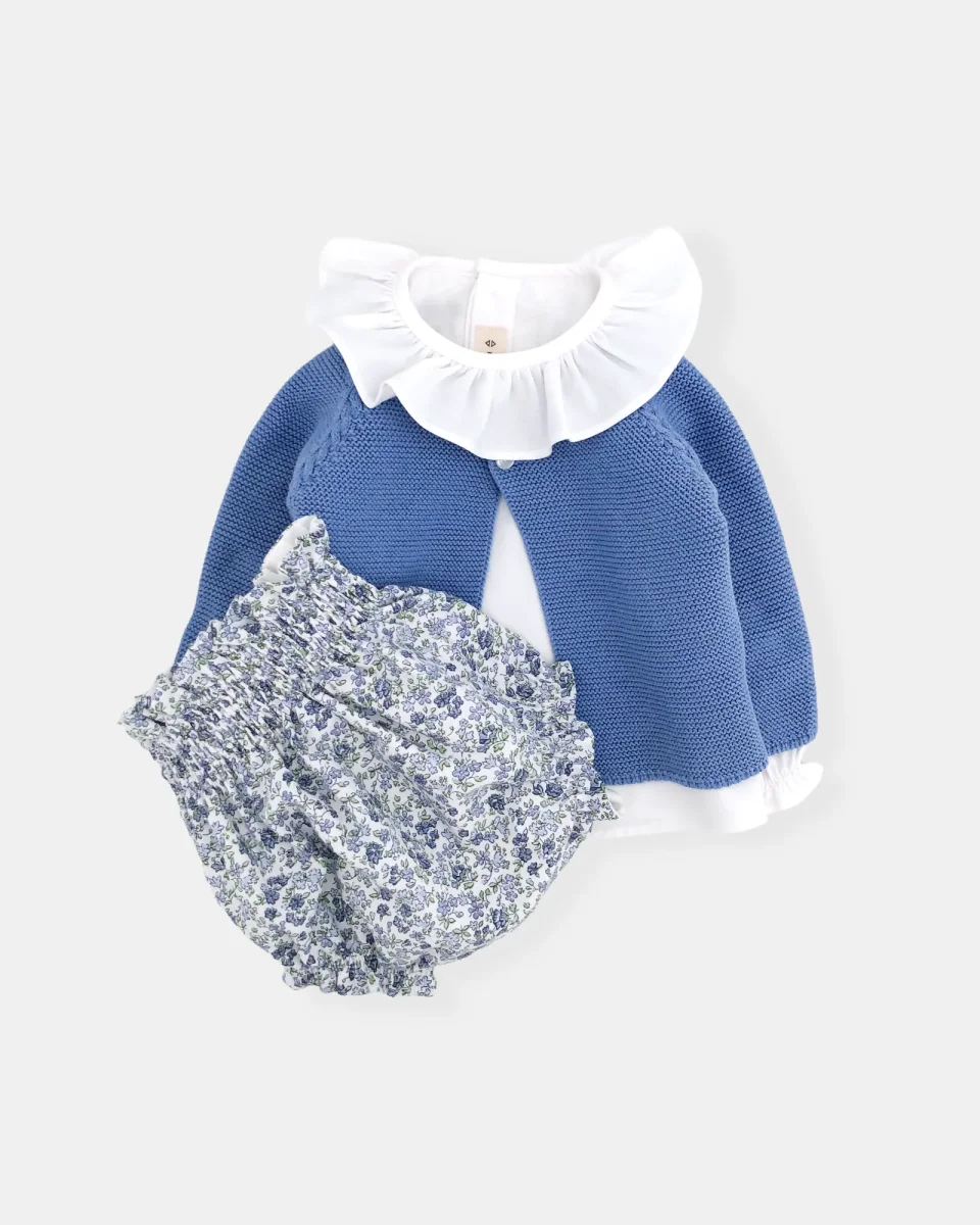 Conjunto Lirio Azul Francia (3 prendas) - Imagen 2