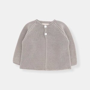 Chaqueta punto gris