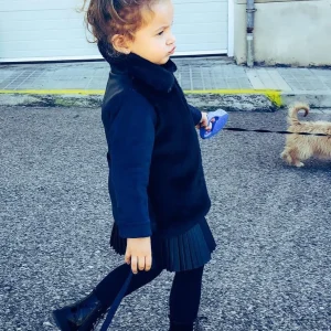 Chaqueta pelo azul NIÑA