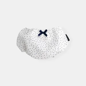 Culotte motitas azul marino
