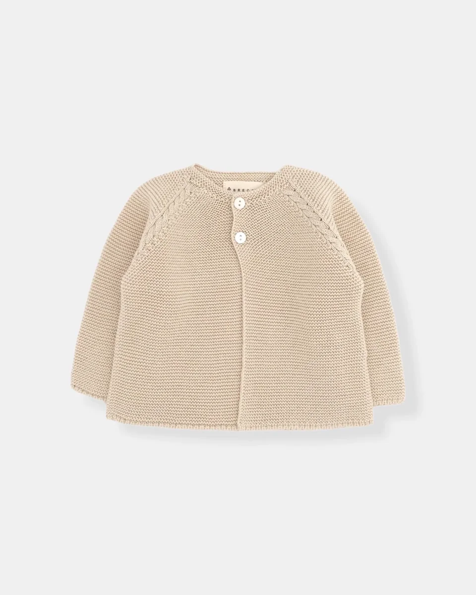 Conjunto vichy beige manga larga (3 prendas) - Imagen 6