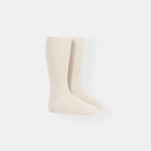 Calcetín beige
