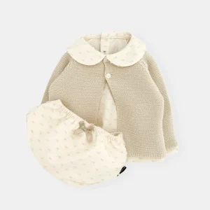 Conjunto Plumeti Beige (3 prendas)