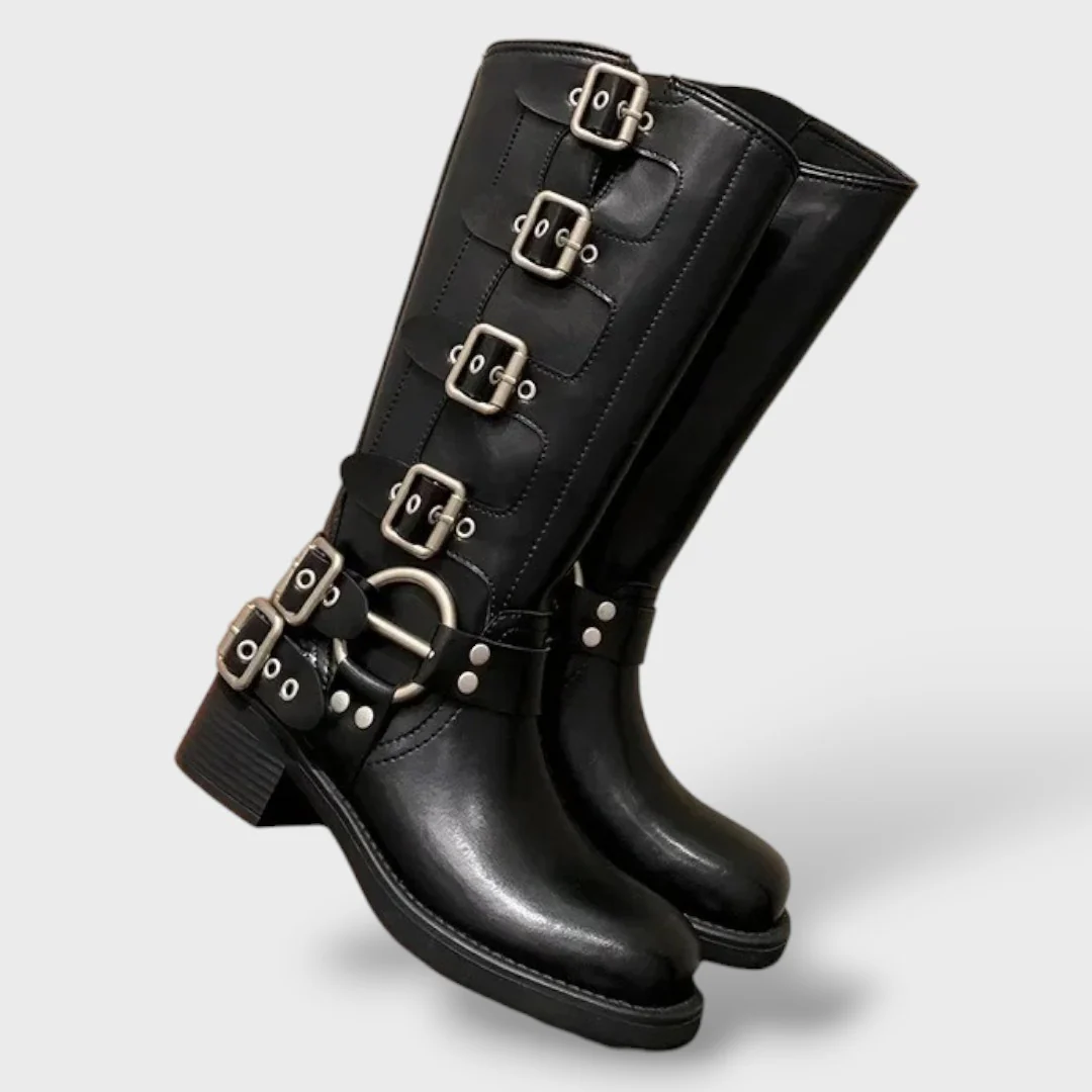 Botas Vintage de Cuero Mujer - Imagen 3