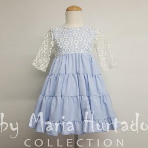 VESTIDO VUELO AZUL NIÑA